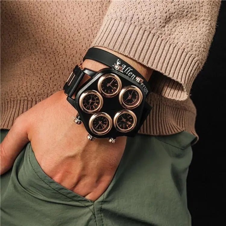 Reloj deportivo de cinco movimientos.