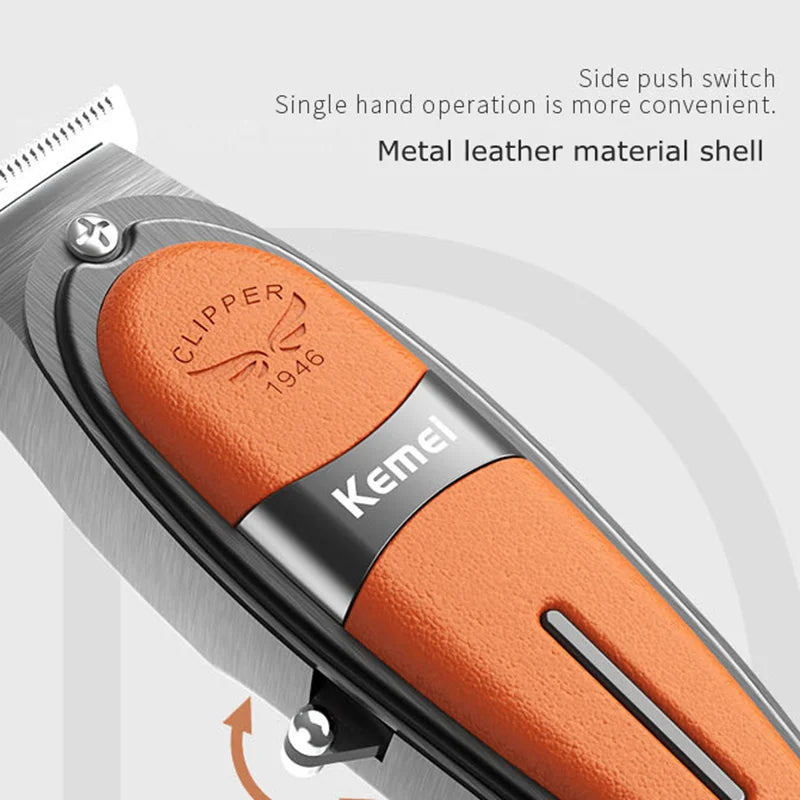 Original Kemei Powerful Metal Rechargeable Clipper