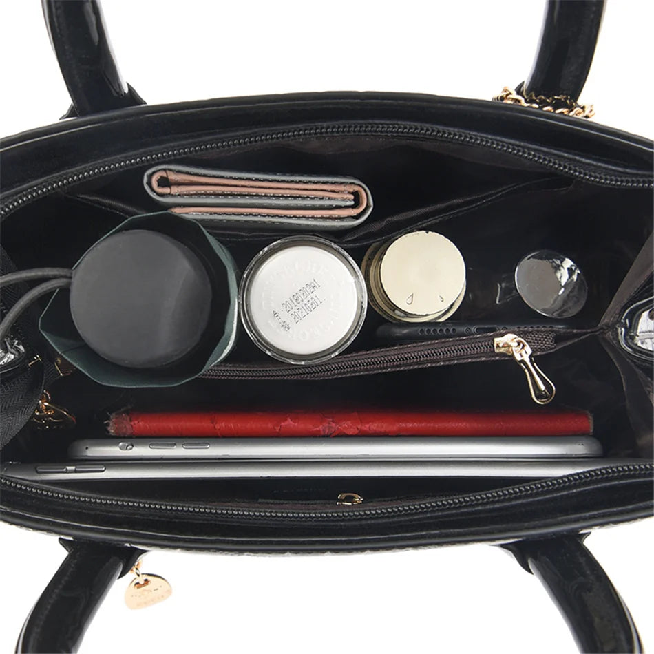 Women Leather Crocodile Bag