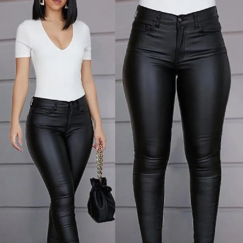 Women Stretch High-Waist Pants