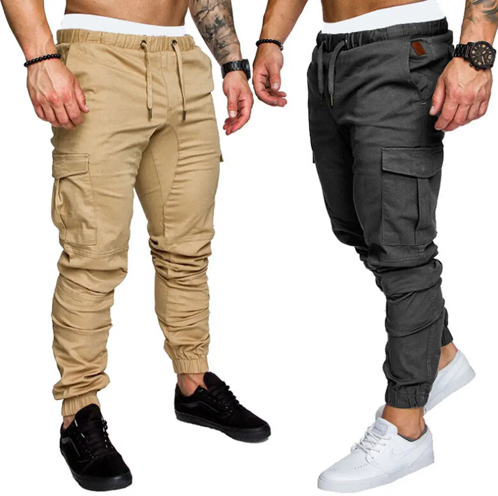 Men Casual Pencil Jogger Cargo Pants