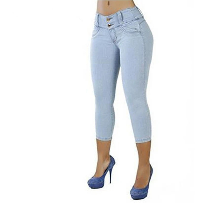 Women Sexy Casual Jeans Elastic - admstore