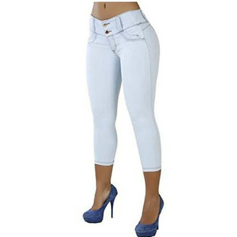 Women Sexy Casual Jeans Elastic - admstore