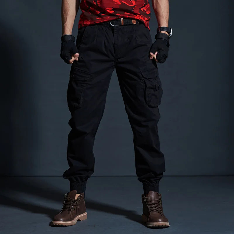 Men Casual Multi Pocket Military Pants