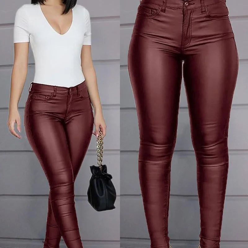 Women Stretch High-Waist Pants
