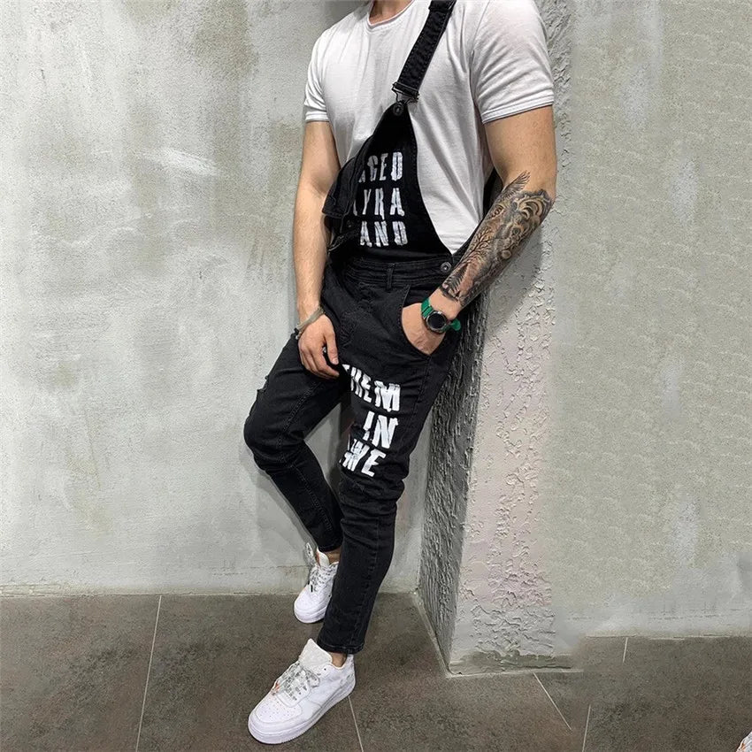 Men Jeans dungarees - admstore