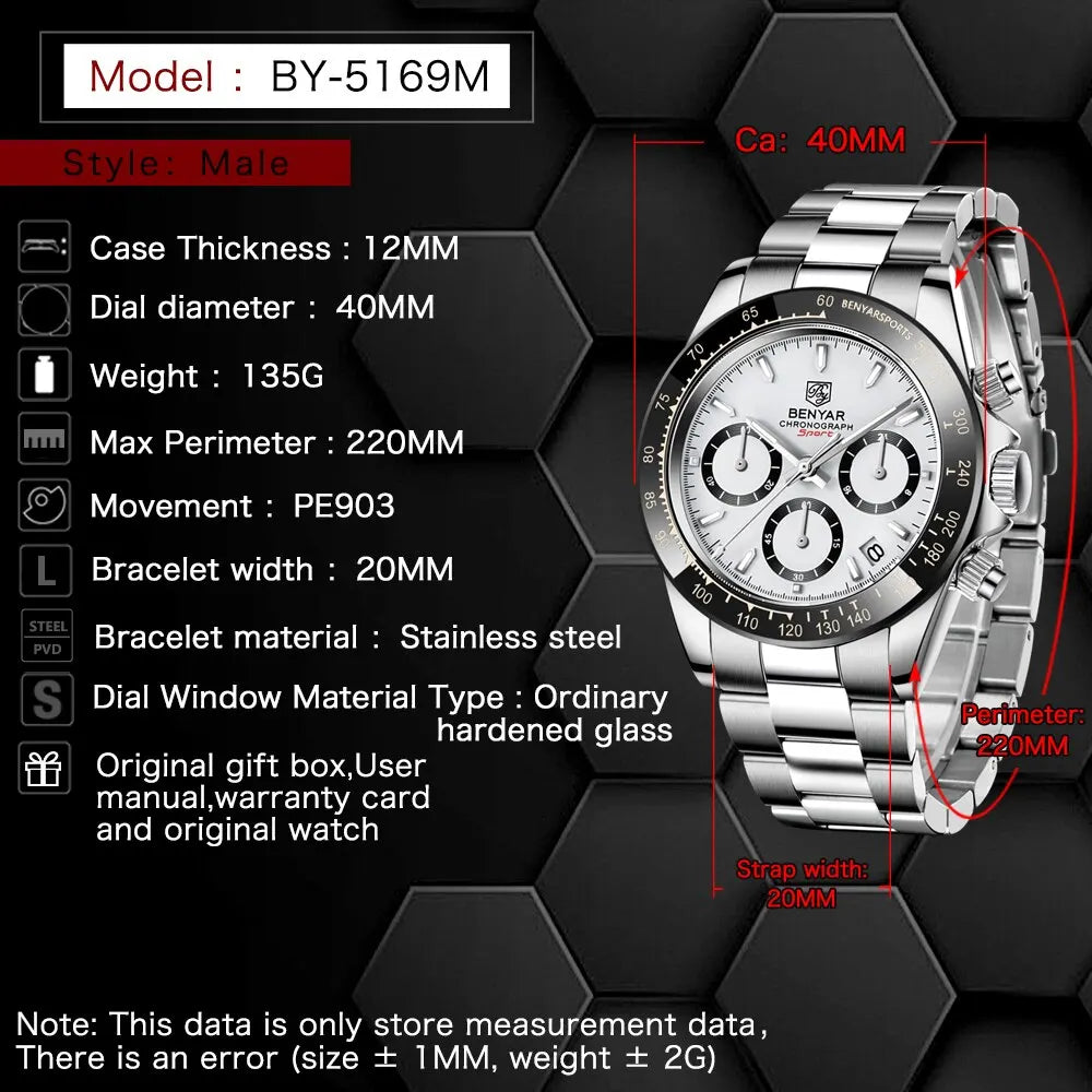 Reloj nuevo para hombre, marca de lujo, resistente al agua