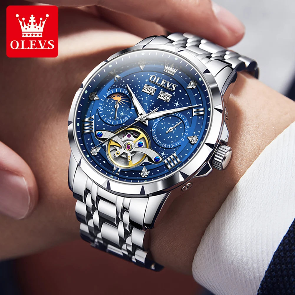 Reloj Automático Hombre 6690 Resistente Al Agua