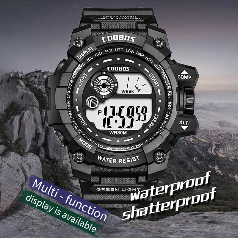 Men Sport Watch Waterproof