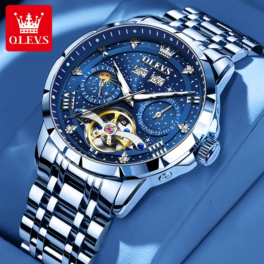 Reloj Automático Hombre 6690 Resistente Al Agua