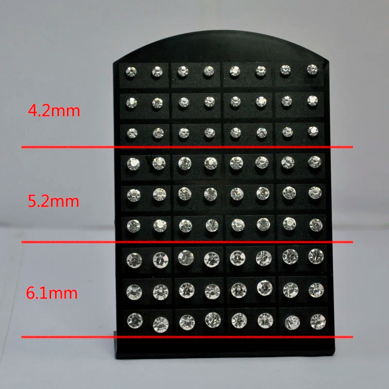 72Pcs (36Pairs) Stainless Steel Earring - admstore