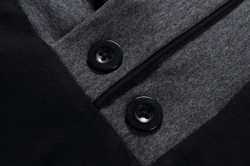 Men T-Shirt Collar Tee V-Neck Cotton - admstore