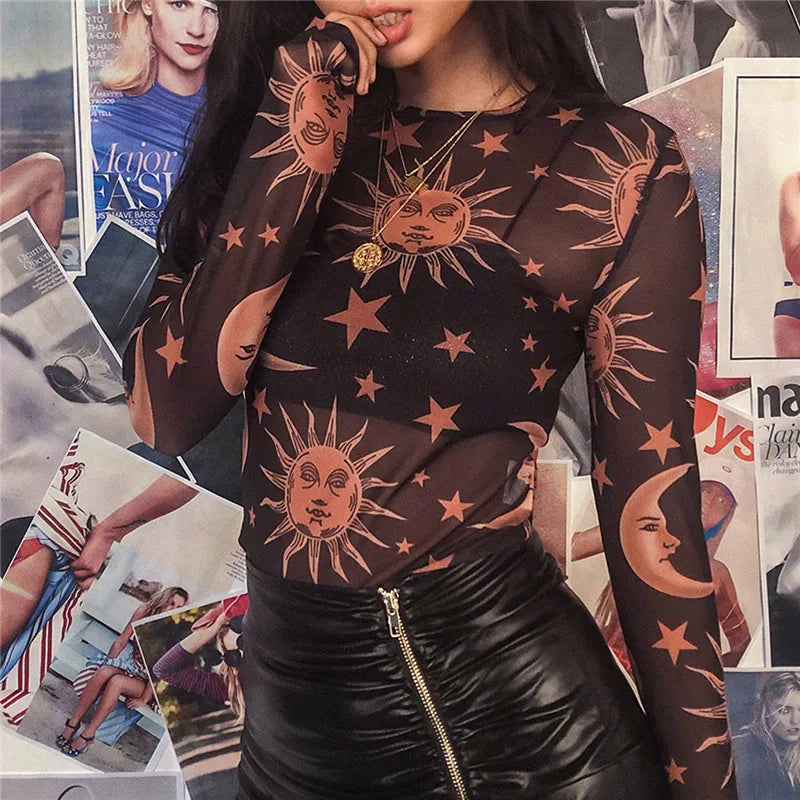 Camisa Sol Luna Mujer