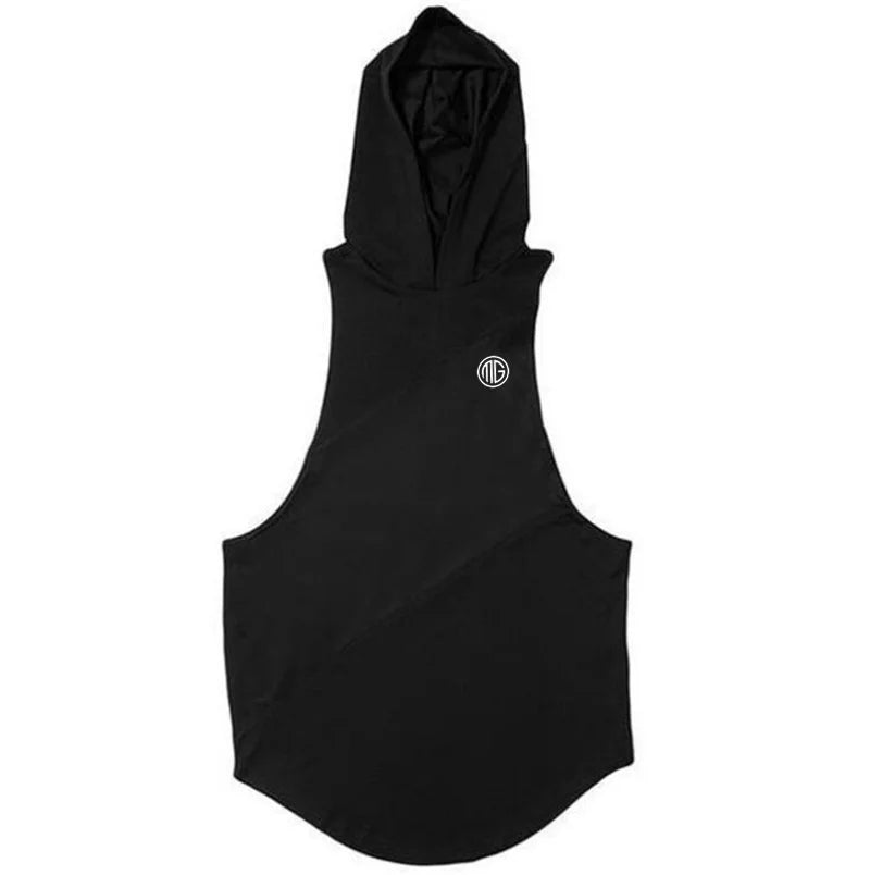 Camisa de algodón sin mangas para hombres