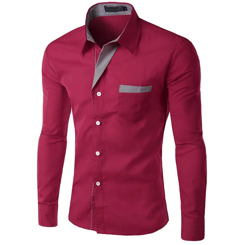 Camisa casual de hombre