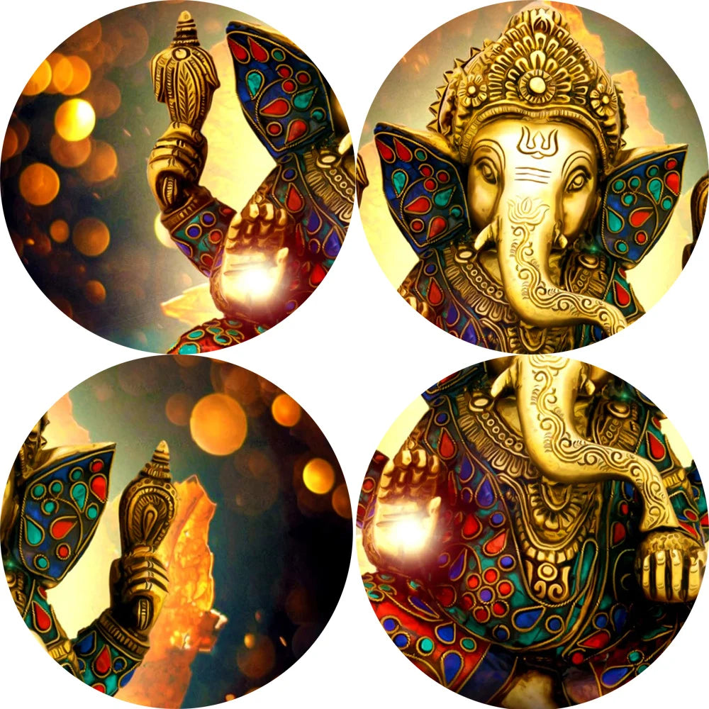 Lord Ganesha Canvas Paintings