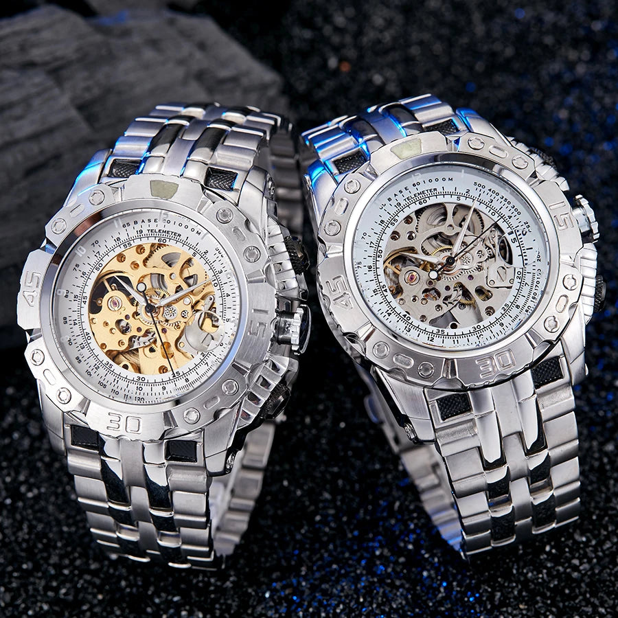 Reloj mecánico automático para hombre.
