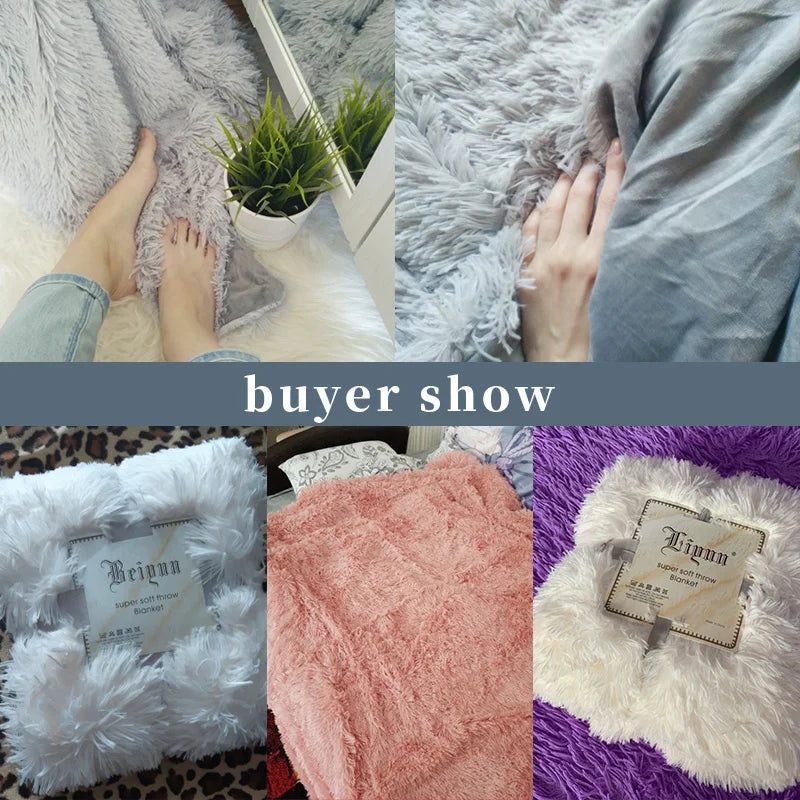 Super Soft Long Faux Blanket