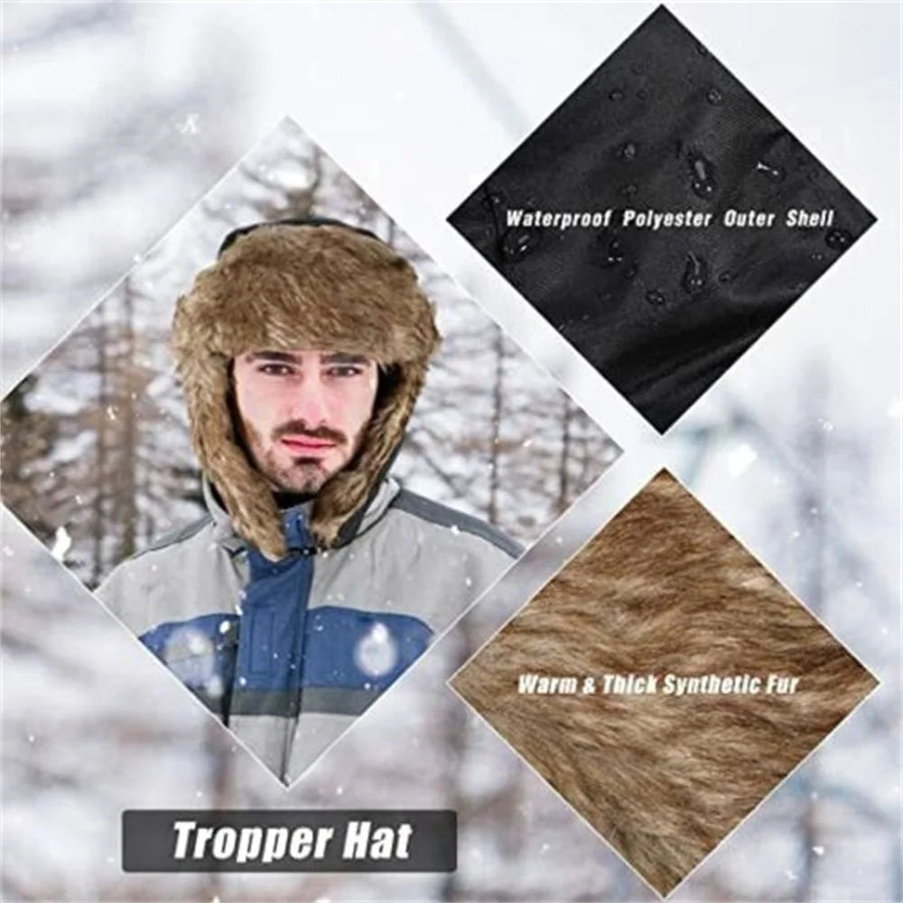 Men Russian Hat Waterproof