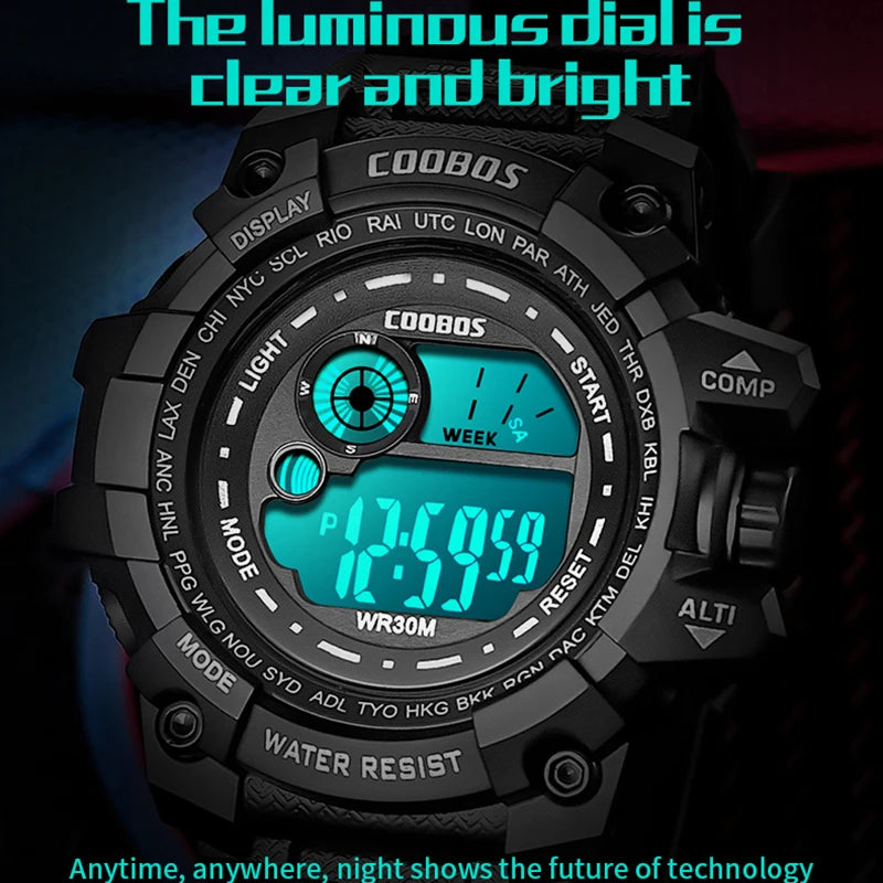 Reloj deportivo para hombre resistente al agua
