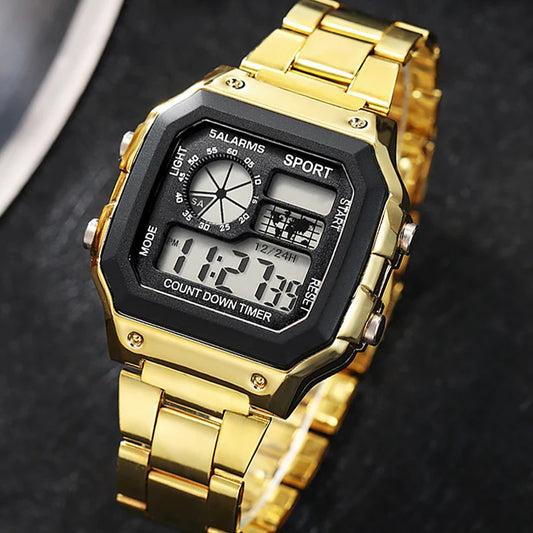 Men Stainless Steel Watch Waterproof