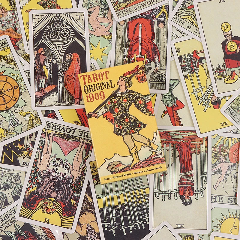 Jinete de cartas de la baraja del tarot Waite