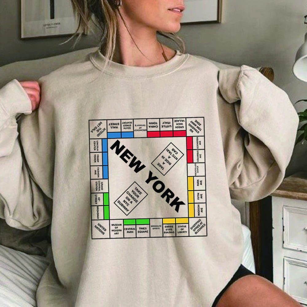 Unisex New York Monopoly Sweater